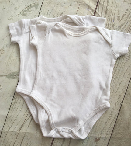 0-3 Months Bodysuits x2