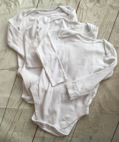 9-12 Months Bodysuits x3