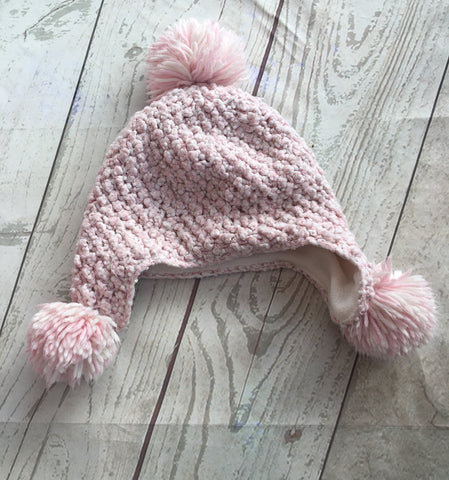 3-6 Years Fleece Lined Bobble Hat