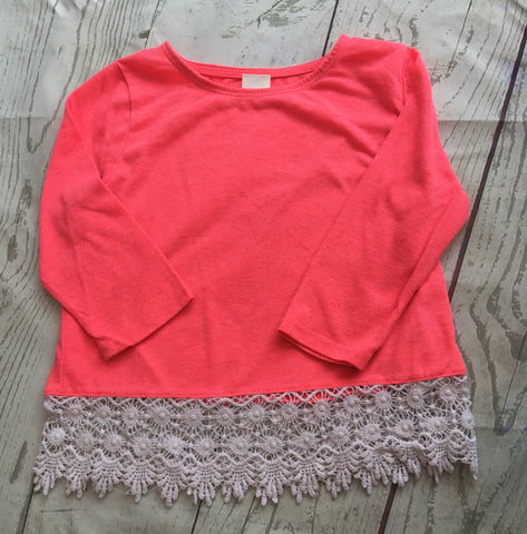 4-6 Years Lace Edge Top