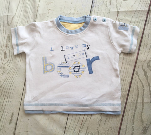 0-3 Months I Love Little Bear Tshirt