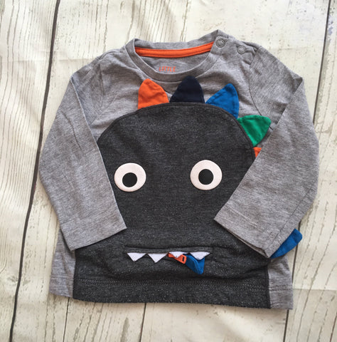 3-6 Months Monster Top