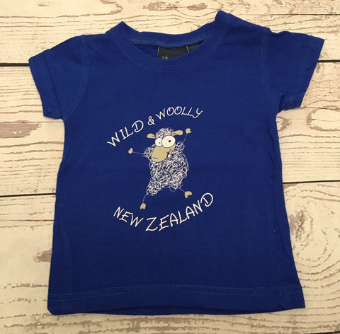 9-12 Months  boys blue short sleeve tshirt