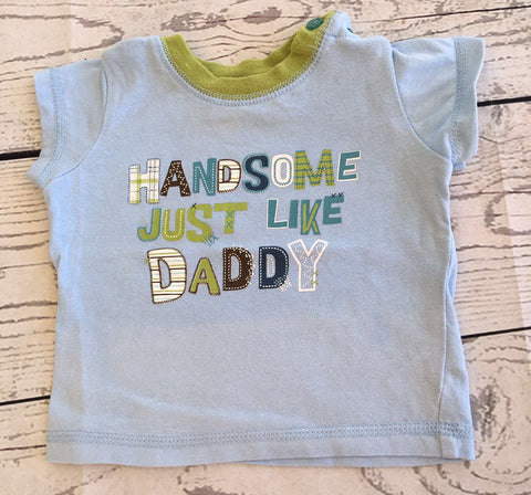 0-3 Months Slogan Tshirt
