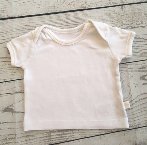New baby Mothercare white short sleeve tshirt