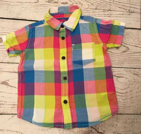 9-12 Months Checked Shirt