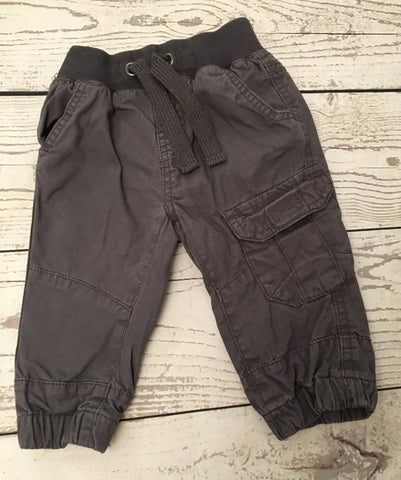 6-9 Months grey cuffed trousers