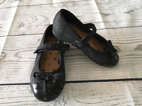 Size 7 next black Glitter party shoes