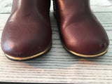 Size 4 river island oxblood boots