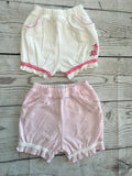3-6 months Shorts x2