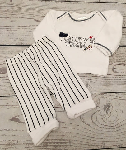 Newborn baseball outfit