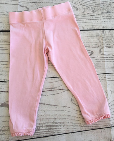 6-9 Months baby pink leggings