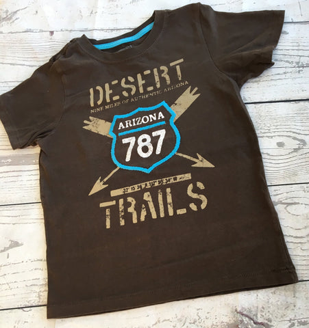4-6 Years Brown Tshirt H&M