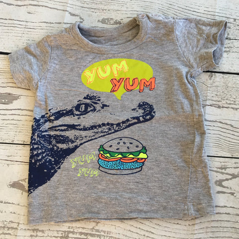 6-9 months crocodile Tshirt