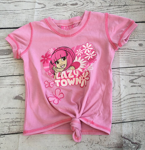 2-3 Years LazyTown Tie Front Tshirt