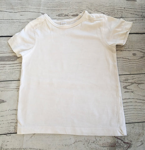 2-3 Years White Skinny Tshirt