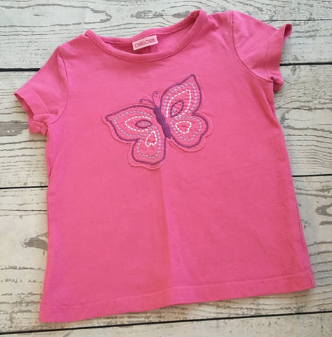 18-24 Months Pink Butterfly Tshirt