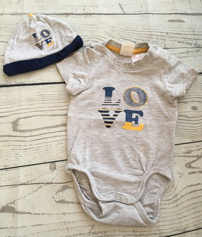 1-2 Months 2 Piece Set Unworn