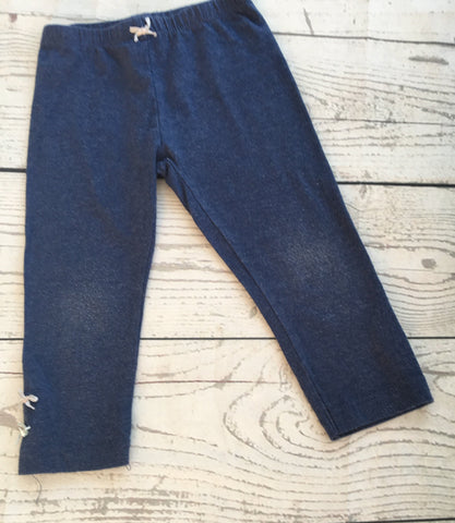 18-24 Months Marl Blue Leggings