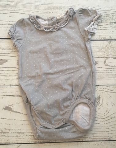 4-6 Months Ruffle Neck Bodysuit