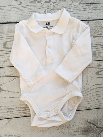 4-6 Months Polo Shirt Bodysuit Unworn