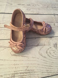 Size 5 Pink Glitter Party Shoes