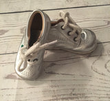 Eur Size 20 Size 4  Designer Boots Silver