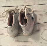 Eur Size 20 Size 4  Designer Boots Silver