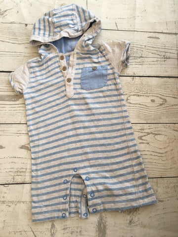 9-12 Months Hooded Romper Suit