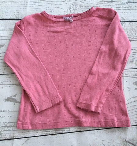 9-12 Months Ditsy Laser Cut Top