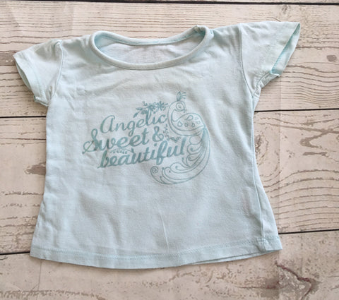 9-12 Months Angelic & Beautiful Tshirt