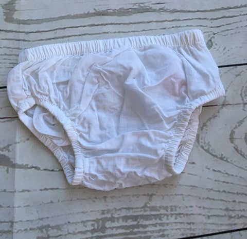 0-3 Months White Bloomers
