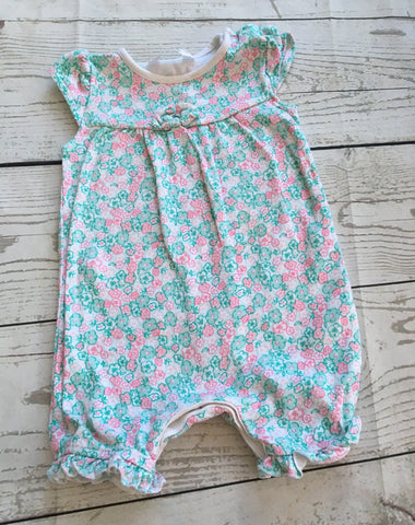 6-9 Months Floral Romper Suit