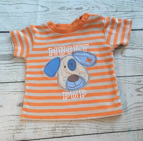 6-9 Months Mucky Pup Tshirt