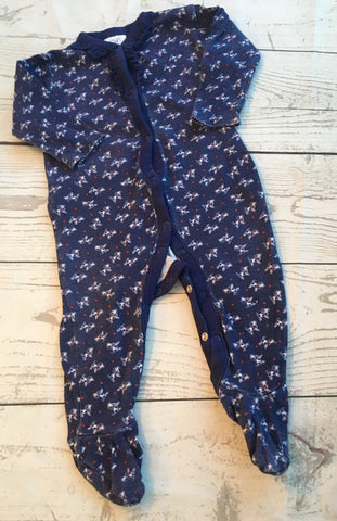3-6 Months Dog  Sleepsuit