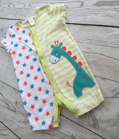 6-9 Months Giraffe Romper Unworn