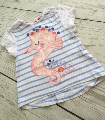 9-12 Months Sea Horse Tshirt