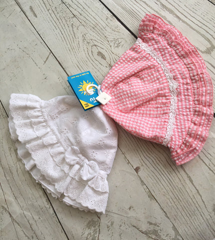 6-12 Months Sunhats x2 New Tagged