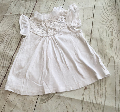 9-12 Months Ruffle Collar Top