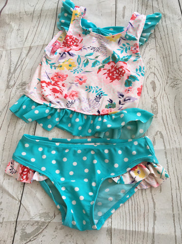 Age 5 Floral Tankini