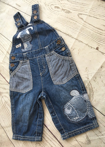 3-6 Months Lightweight Dog Dungarees