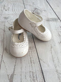 Size 5 White Patent Party Shoes