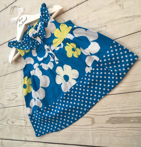 18-24 Months Blue Floral Summer Top