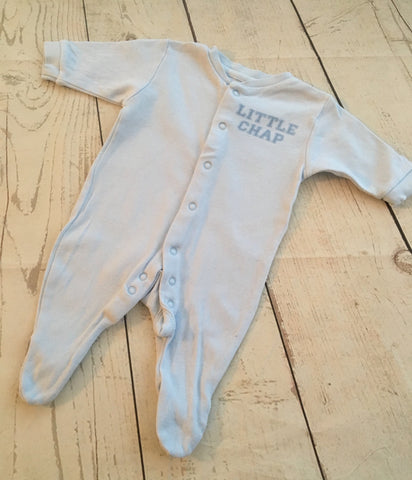 Newborn Littke Chap Sleepsuit