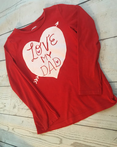 Age 10 Love My Dad Top