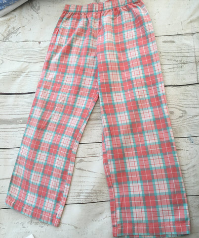5-6 Years Checked Lounging Pants