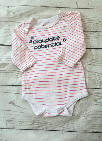 6 Months Play date Potential Bodysuit