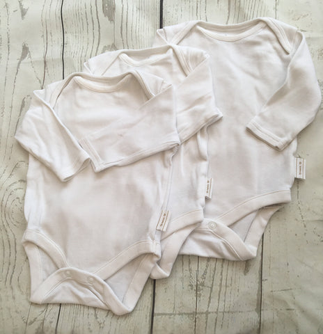 0-3 Months Unisex Bodysuits x3