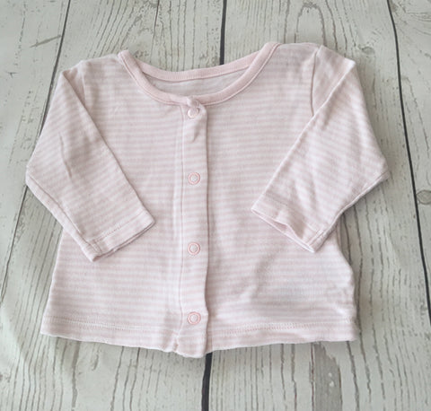 Up to 1 Month Striped Cardigan