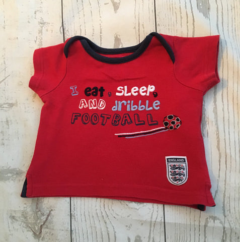 0-3 Months Football Tshirt
